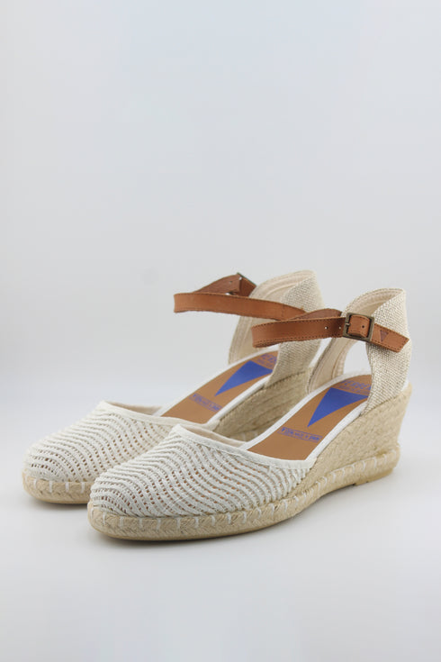 Verbenas Suede Espadrille Wedge Sandals